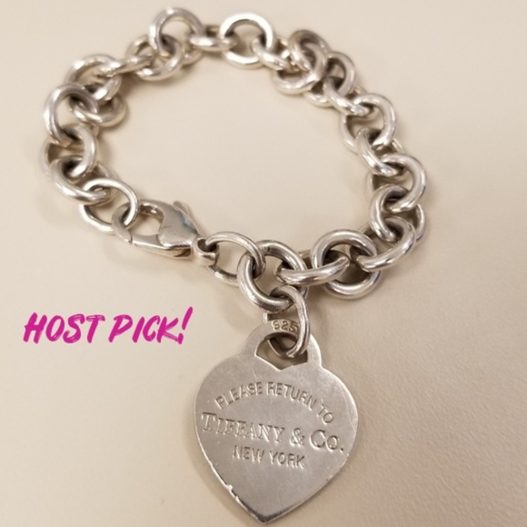 Tiffany & Co. Jewelry - Tiffany & Co Heart Tag Charm Bracelet